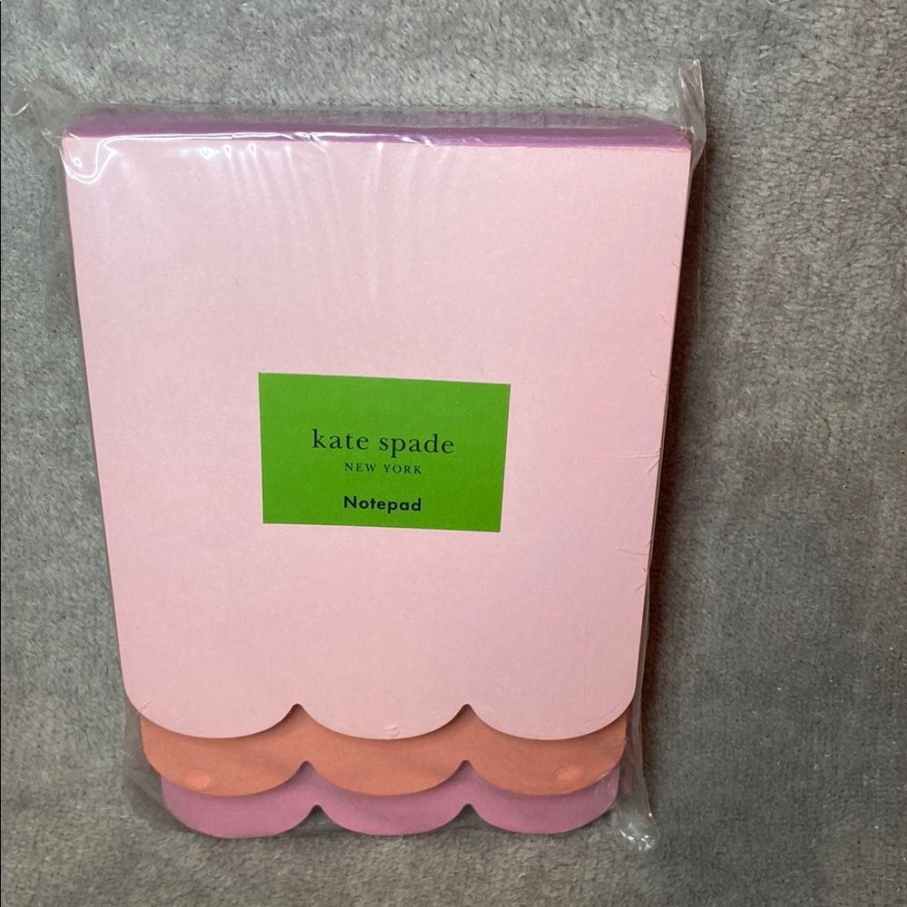 NWT Kate Spade Pink and Orange Notepad